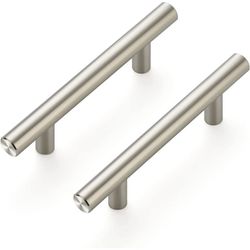 Ravinte 12 Pack 5" Cabinet Pulls Brushed Nickel Stainless Steel Kitchen Drawer Pulls Cabinet Handles