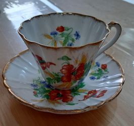 Gladstone Bone China Cup & Saucer