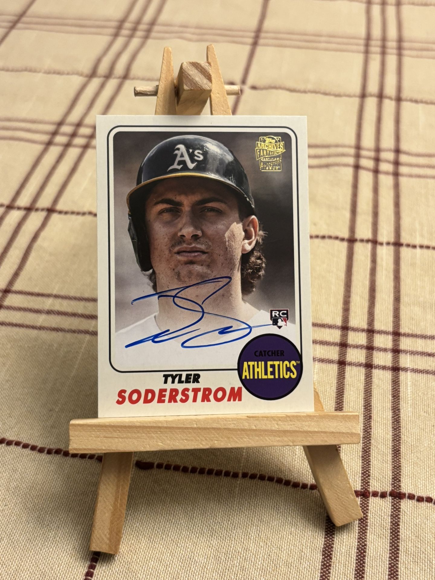 Tyler Soderstrom Rookie Auto As