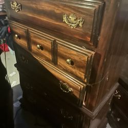 Free Headboard, Nightstands, Dresser With Mirror and Chest of Drawers 
