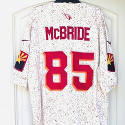 MED + 2X + 3X - CARDINALS #85 TREY McBRIDE “RIVALRIES” JERSEY