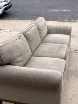 Couch, 87” Length, All Cushions are zippered and Interchangeable, Professionally Cleaned Ready For Your Home