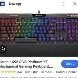 Corsair K95 RGB Platinum Keyboard