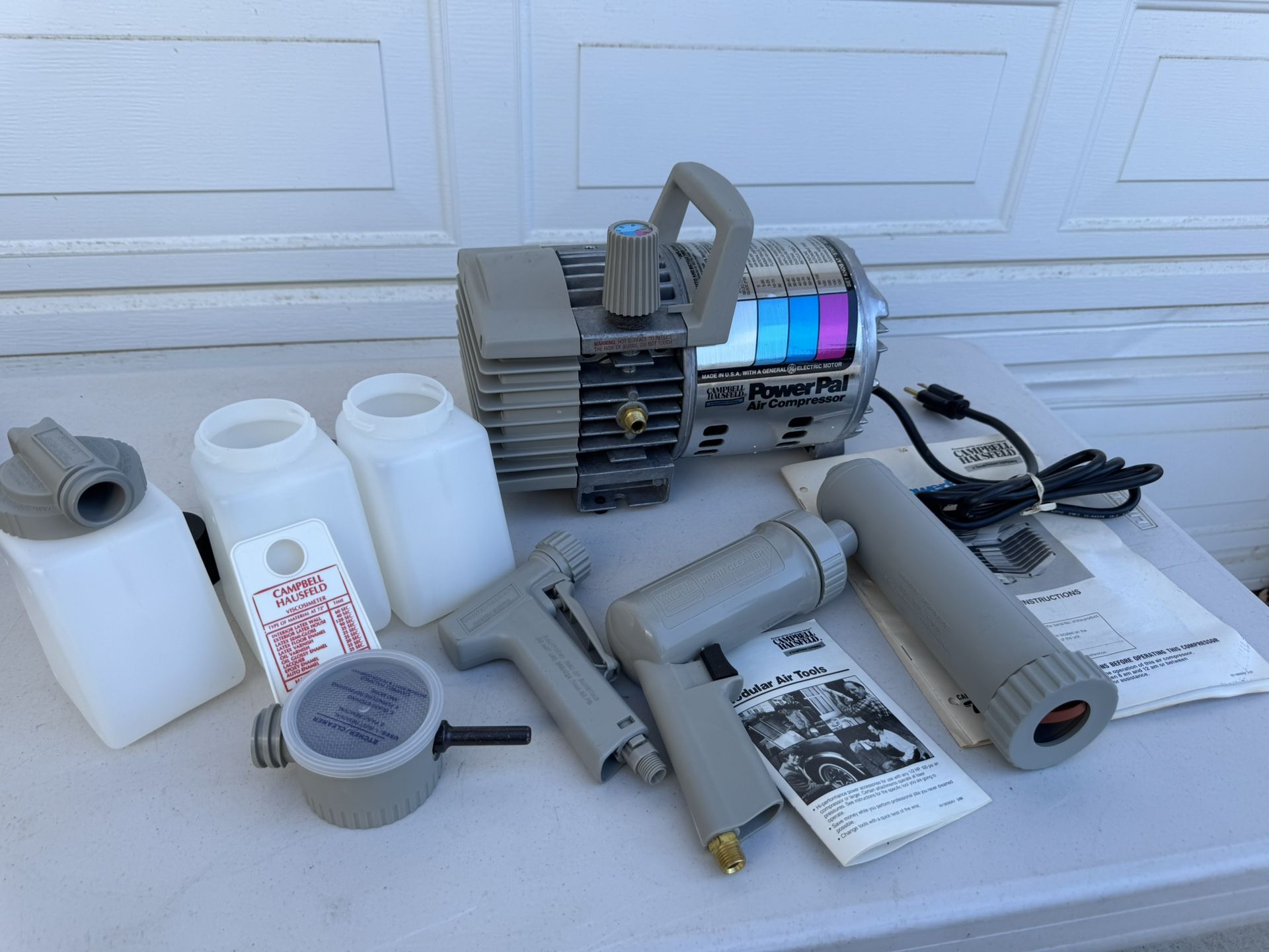 Vintage Campbell Hausfeld Portable Tankless Air Compressor