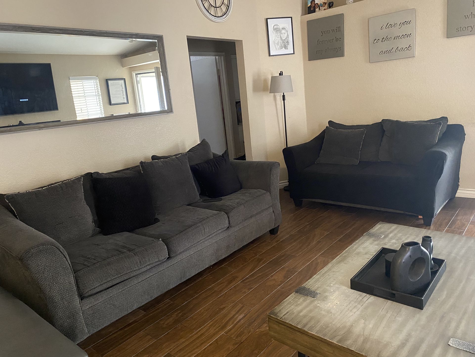 Grey Couches $200