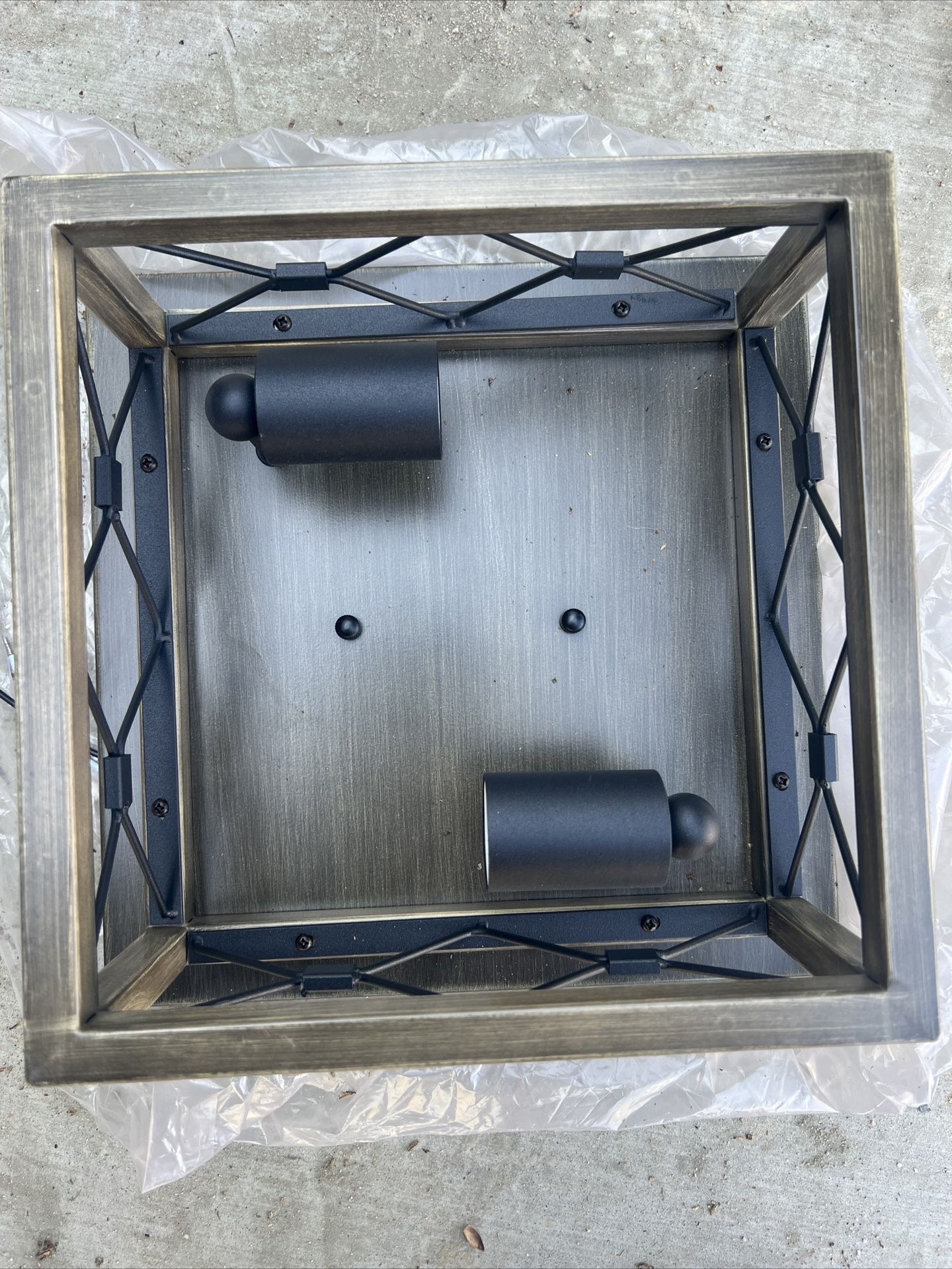 🔥Drosbey 2 Light Flush Mount Ceiling Farmhouse Light Fixture BRUSHED BRASS💡