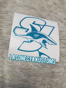 San Jose Sharks NHL Logo Sticker.