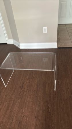 Clear Modern Coffee Table