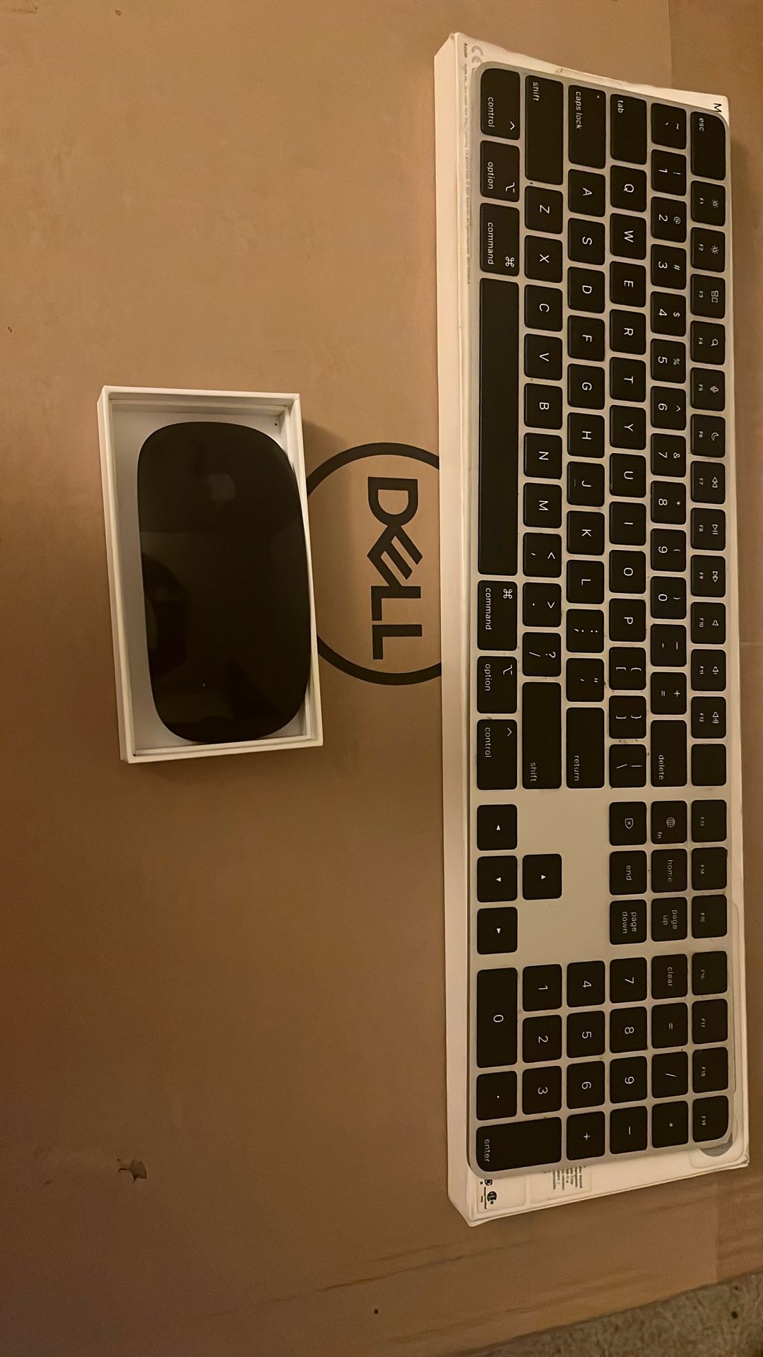 Apple Magic Mouse And Keyboard With Number Pad And TouchID