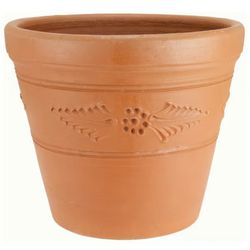 New 19 in. Terra Cotta Clay Vase / Flower Pot 