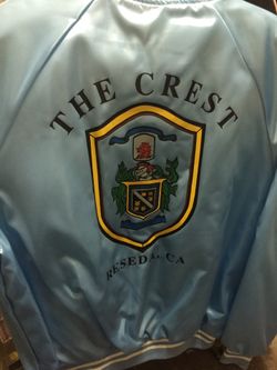 Vintage Satin Bomber Jacket XL