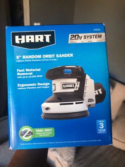 Hart 5 inch random orbit sander.