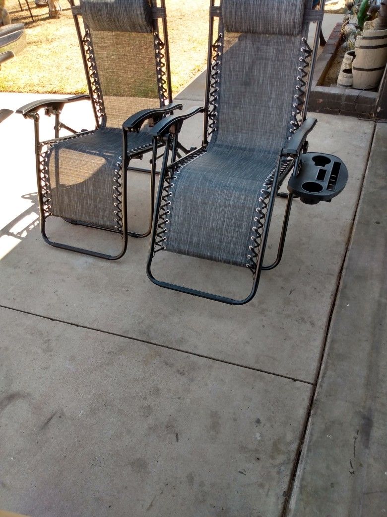 Juego De Sillas Para La Playa O La Alberca En Buenas Condiciones Está Nuevas