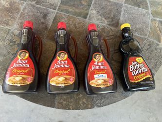 Vintage Syrup Bottle Lot | Retired Aunt Jemima & Mrs. Butterworth’s