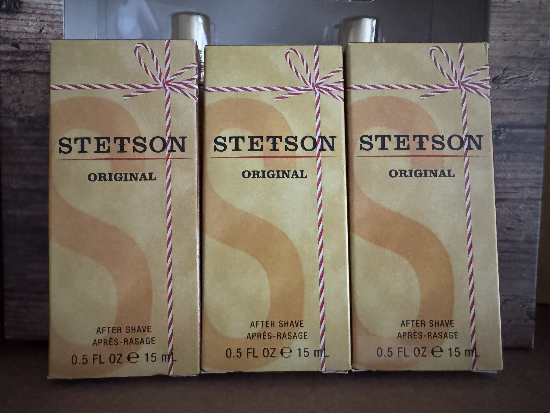Stetson After Shave 0.5 Oz Three Pack Set