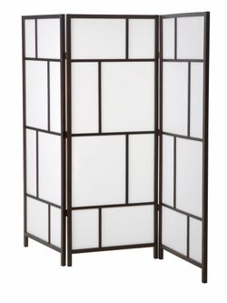 3-Panel Shoji Room Divider / Privacy Screen