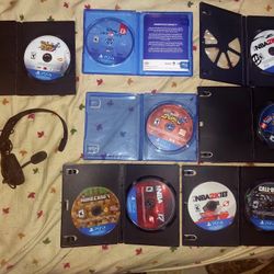 PS4 games And Headset