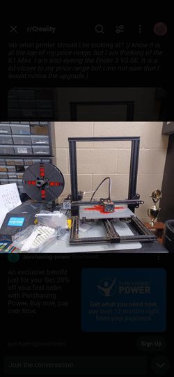 Creality CR10 mini 3d printer