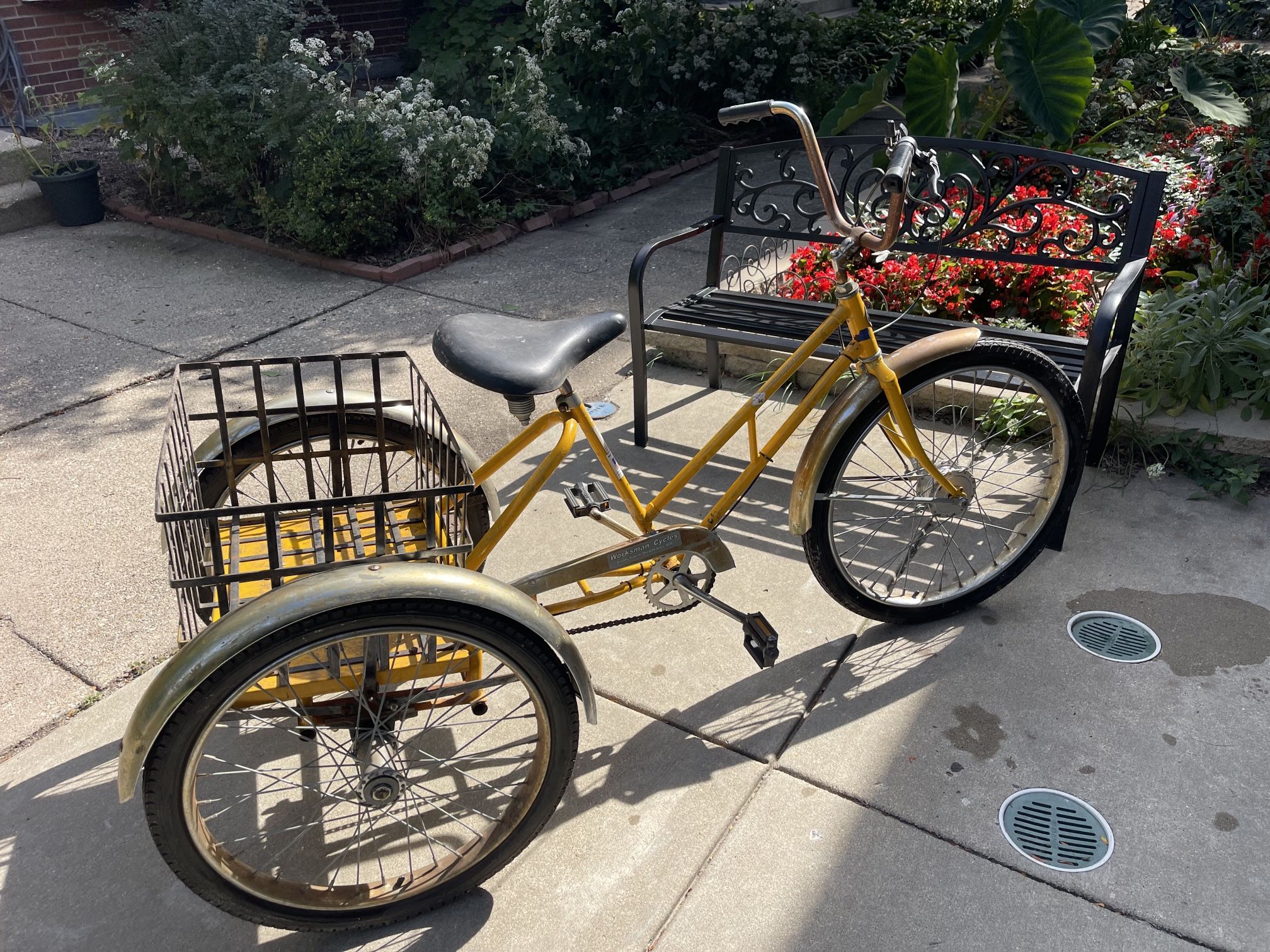 Worksman 3-Speed Trike with Basket
