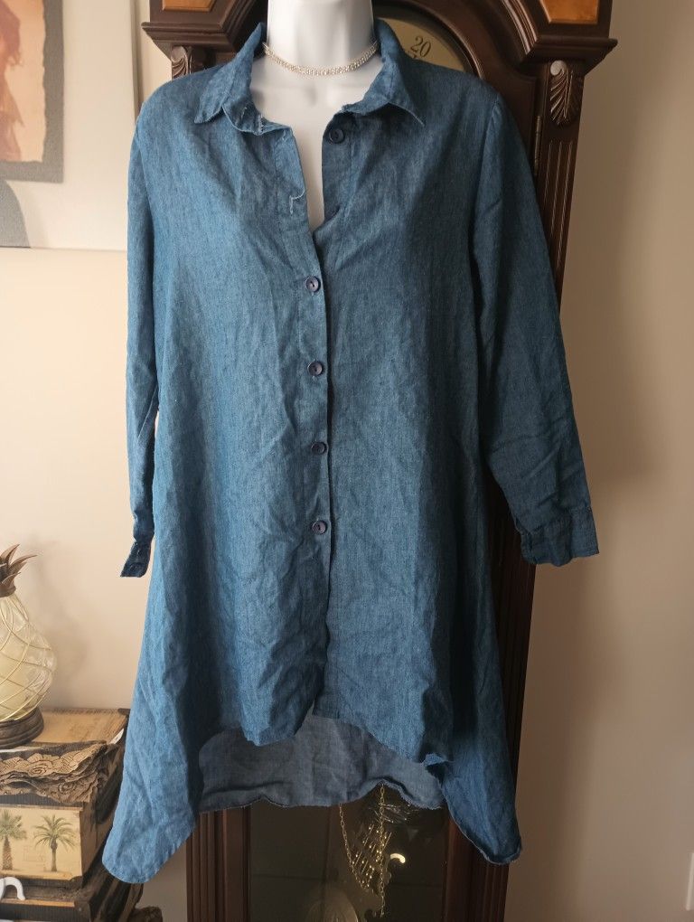 Denim dress