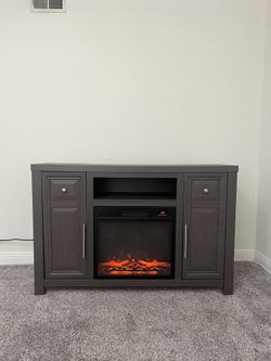Electric Fireplace Entertainment Center