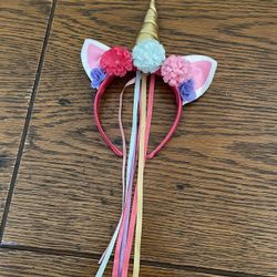 Unicorn Theme Girls Headband 