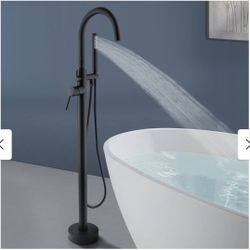 Topcraft Classical Freestanding Bathtub Faucet with Handheld Shower  017B