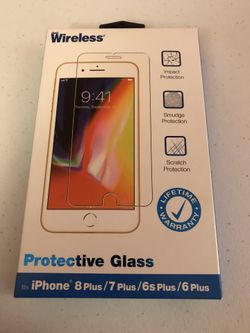 Just Wireless Protective Glass/iPhone 6-8 Plus