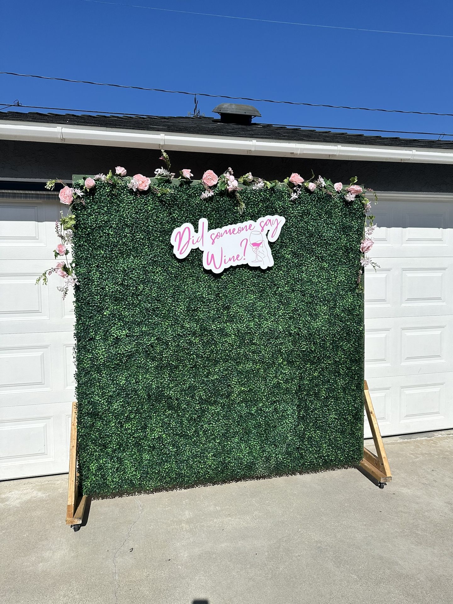 Hedge Backdrop Wall For Sale 