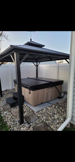 Hot Tub Cover ,  Cover Rock- It Hot Tub Lifter and Spa Steps!