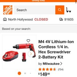 Milwaukee Screw Driver 