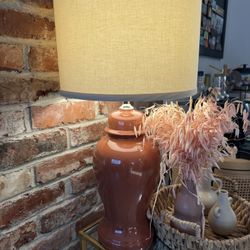 Terracotta Ginger Jar Lamp