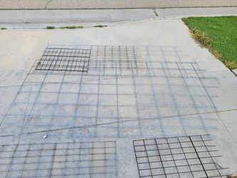 Metal Fence Piece Aluminum