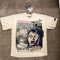 Hellstar Breaking News T-Shirt 'White'
