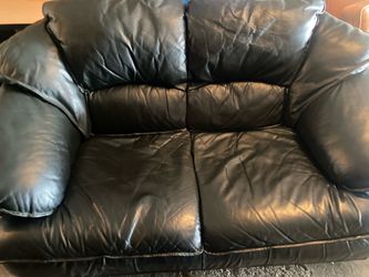Leather couch
