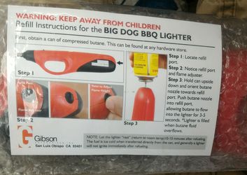 Big dog bbq lighter new