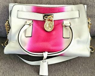 Michael Kors Hamilton Leather Satchel