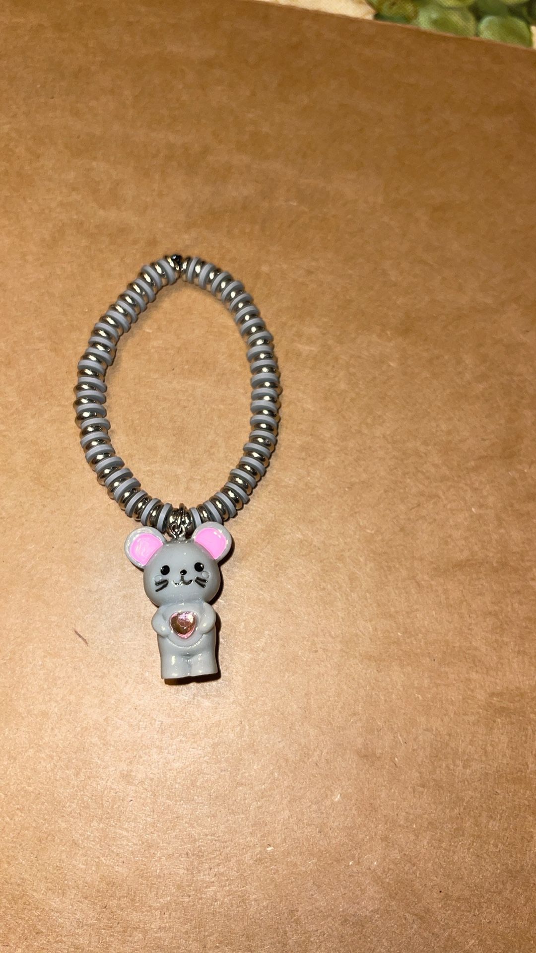 Mouse Beaded Bracelet