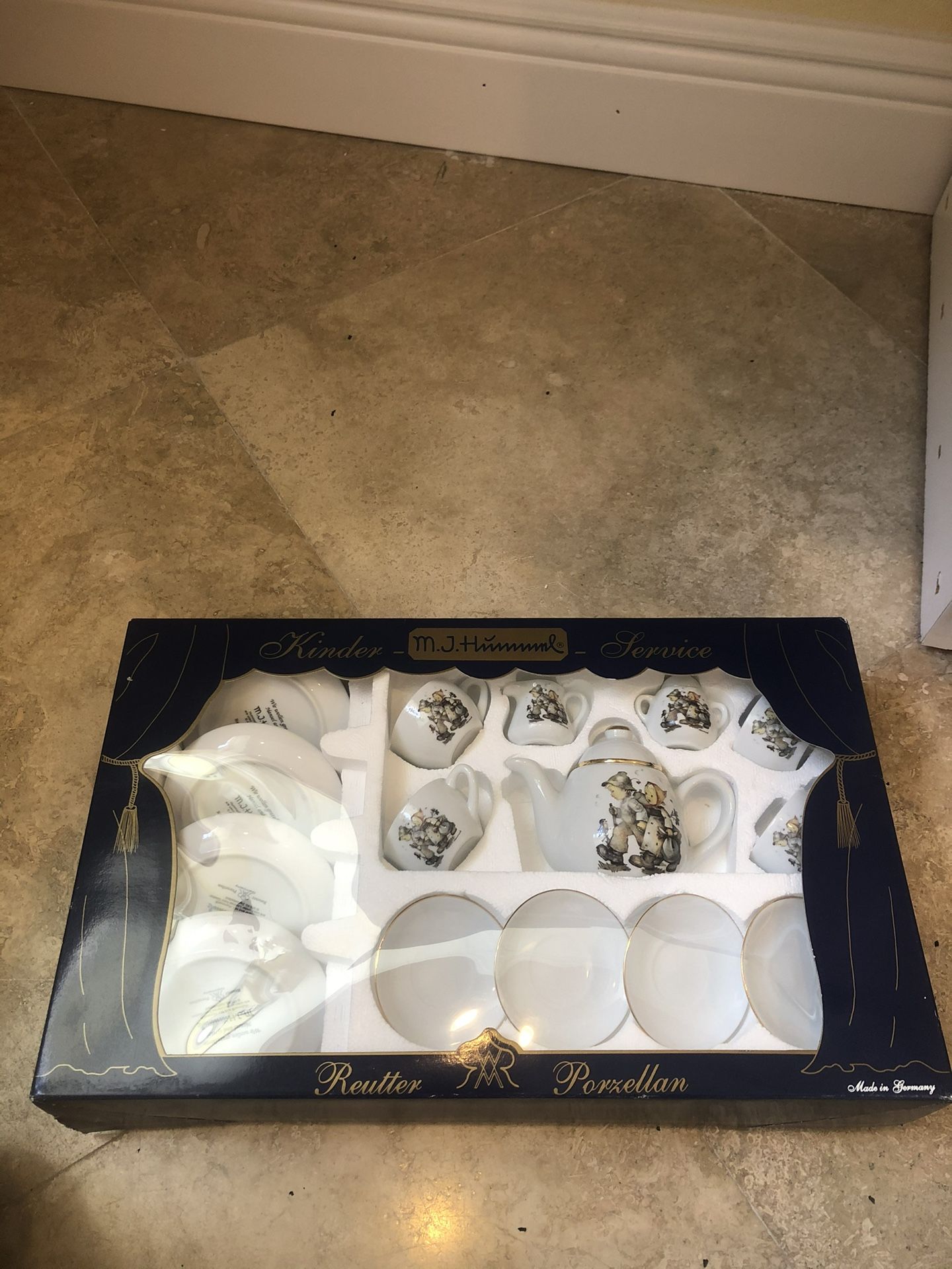 Vintage New Hummel Hansel & Gretel Childrens Tea Set