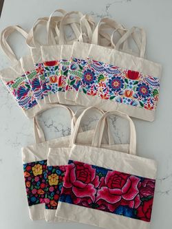 Mexican Canvas Totes
