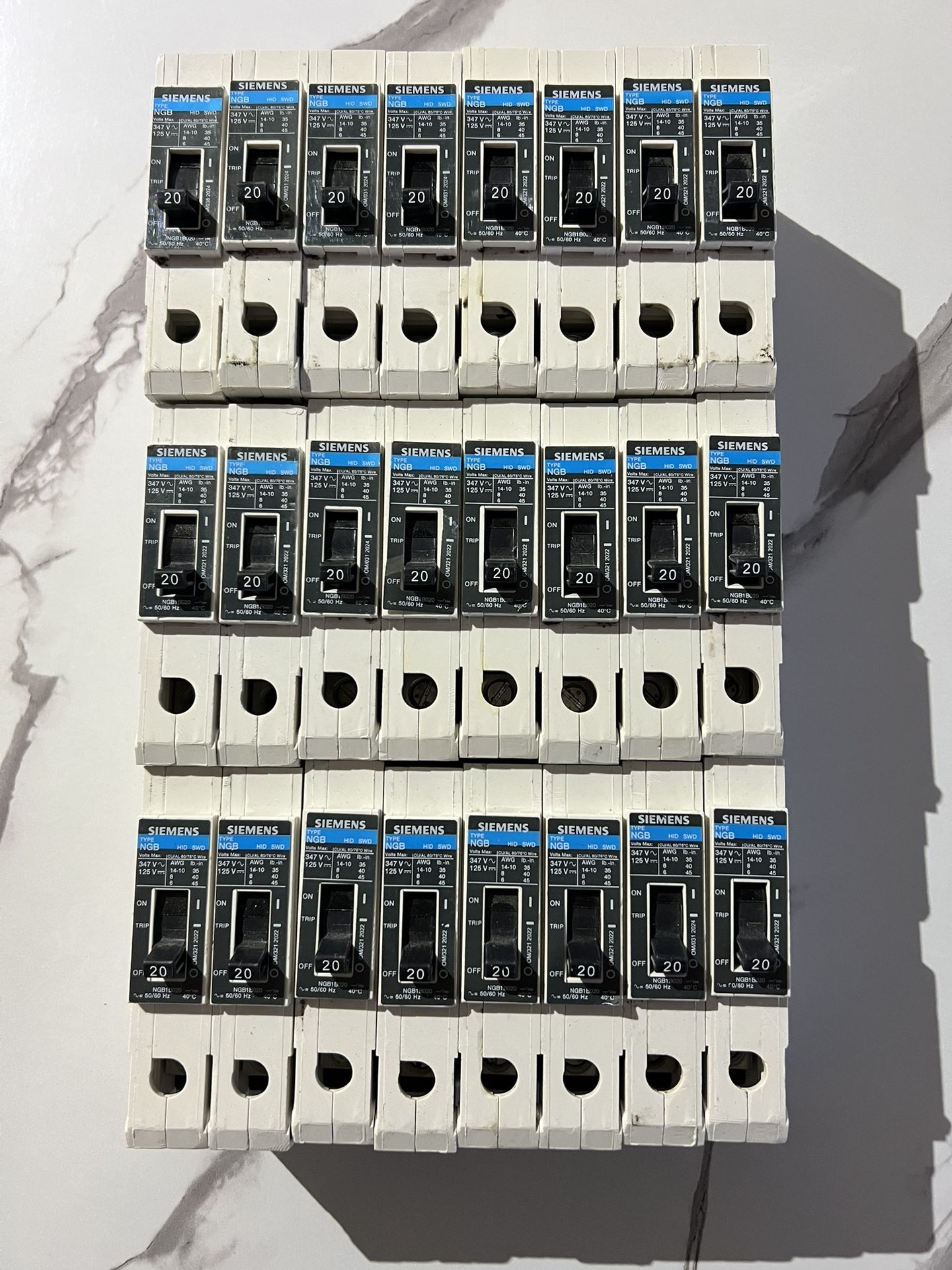 Siemens 20A Circuit Breaker NGB1B020