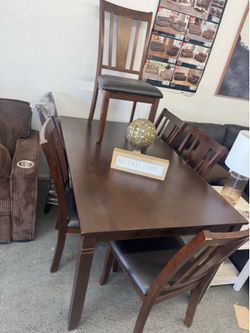 7pc dining table 🪵🪵🔥SÚPER SALE🔥store is CLOSING! Clearance.