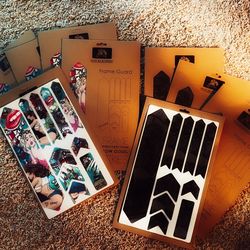 Bicycle bike decals reflective and decorative