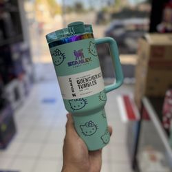Cups On Sale New New Green Turquoise Color Hello Kitty Cups 40oz