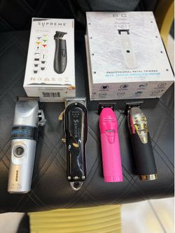 2 clippers and 4 trimmers