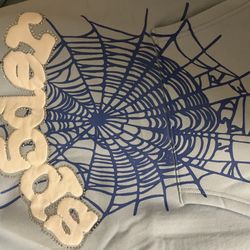 Sp5der Hoodie Sky Blue 