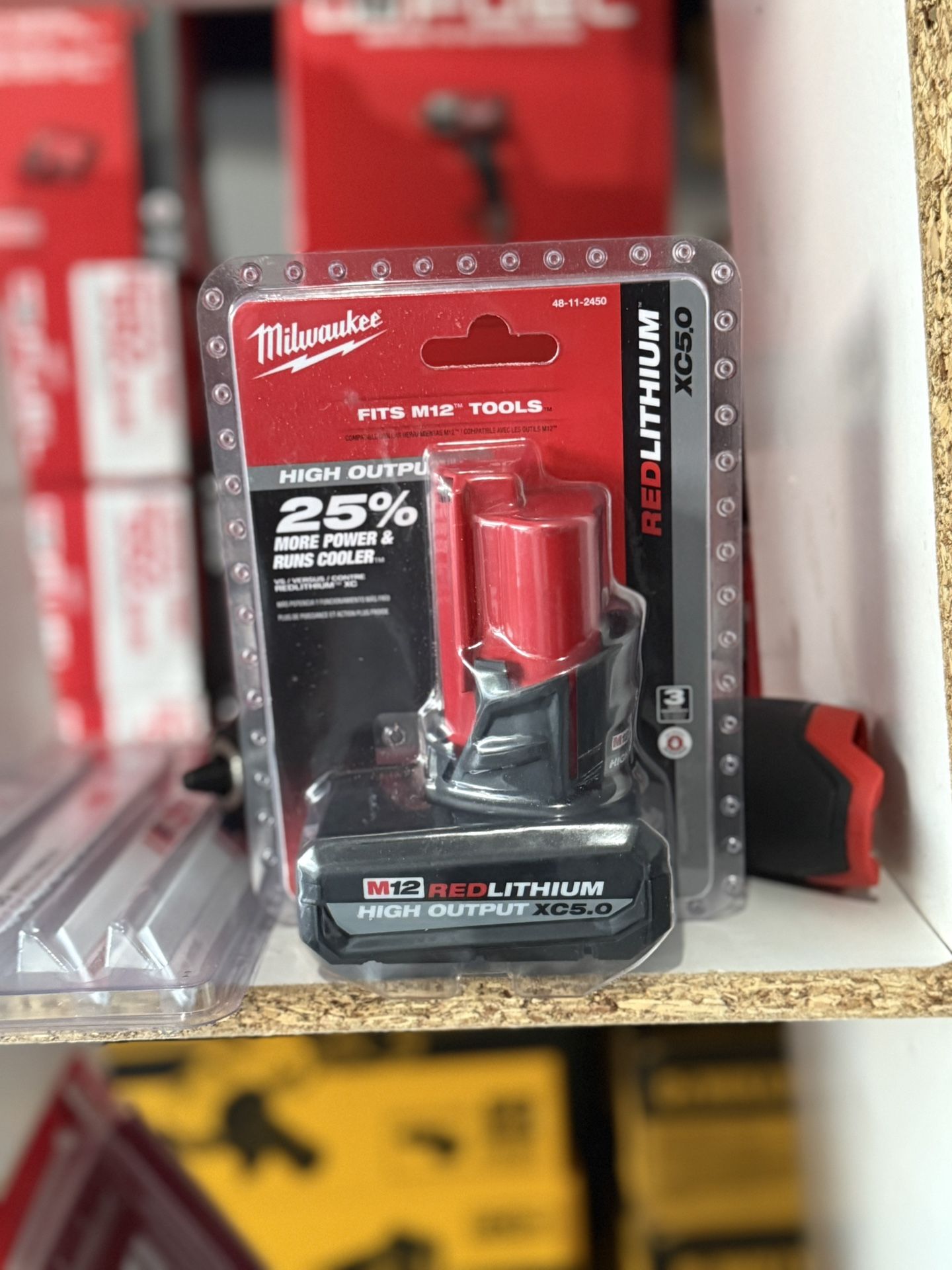 Milwaukee 5.0 high output battery 