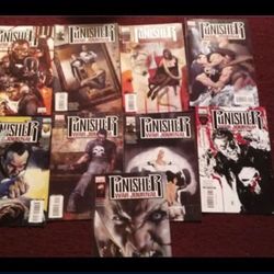 Lot of 9 Punisher War Journal Comic Books - this is a complete series
