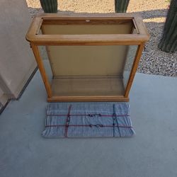 Display Cabinet With Gläser Shelves Solid Oak