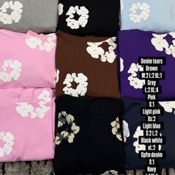 Denim Tear Hoodies Variety 